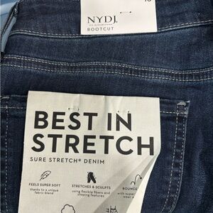 NYDJ Barbara Bootcut Jeans in Dark Blue